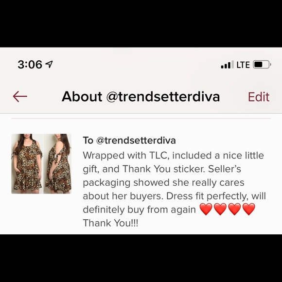 PLUS SIZE COLD SHOULDER LEOPARD PRINT DRESS - Picture 5 of 5